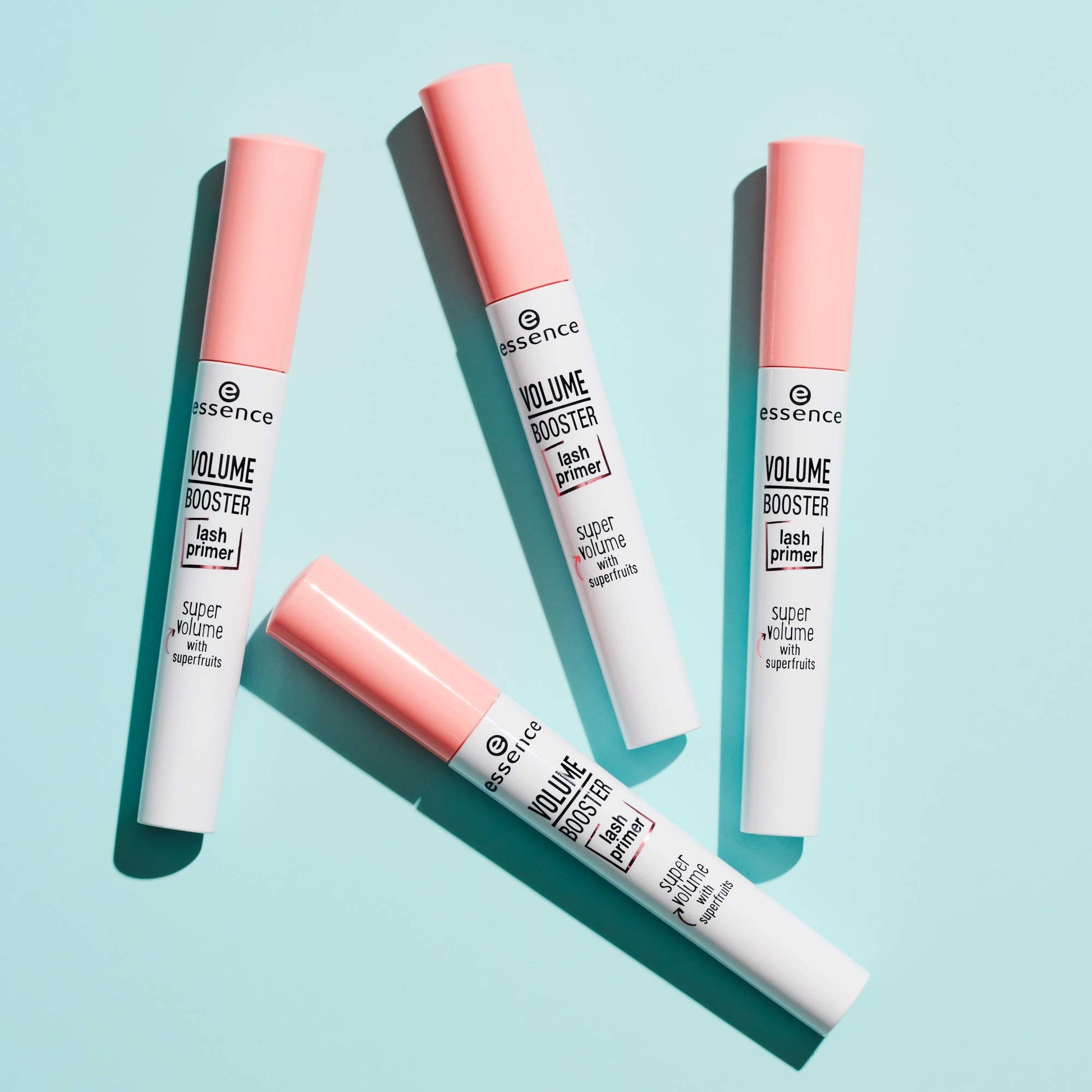 ESSENCE VOLUME BOOSTER wimperprimer, mascara, mascara, wit, volumegevend, priming, met oliën, vegan, alcoholvrij, parabenenvrij (7ml)