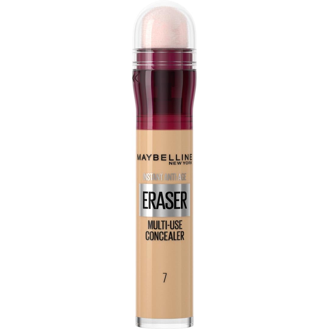 Maybelline New York - Instant Anti Age Eraser 07 concealers die zichtbaar wallen wegwerken - Lichtbruin - 6,8 ml - In één stap een wakkere blik met de Maybelline concealer