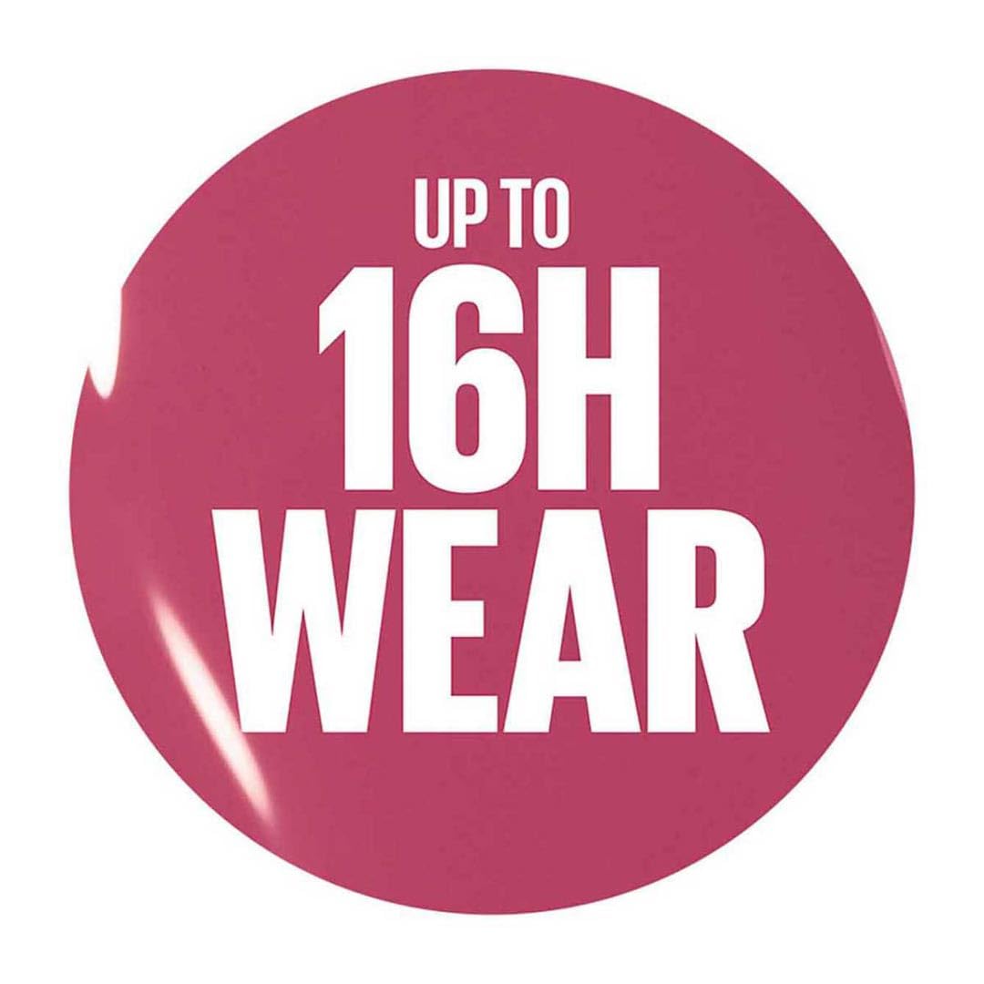 Maybelline New York - SuperStay Vinyl Ink Lipstick - 15 Peachy - Rood - Langhoudende Lippenstift - 4,2 ml - Blijft tot 16 uur lang zitten - Schudden voor 5 seconden voor gebruik