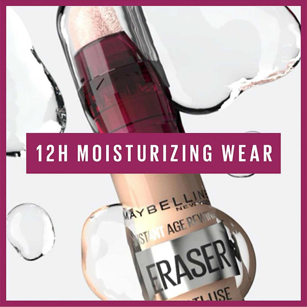 Maybelline New York - Instant Anti Age Eraser 07 concealers die zichtbaar wallen wegwerken - Lichtbruin - 6,8 ml - In één stap een wakkere blik met de Maybelline concealer