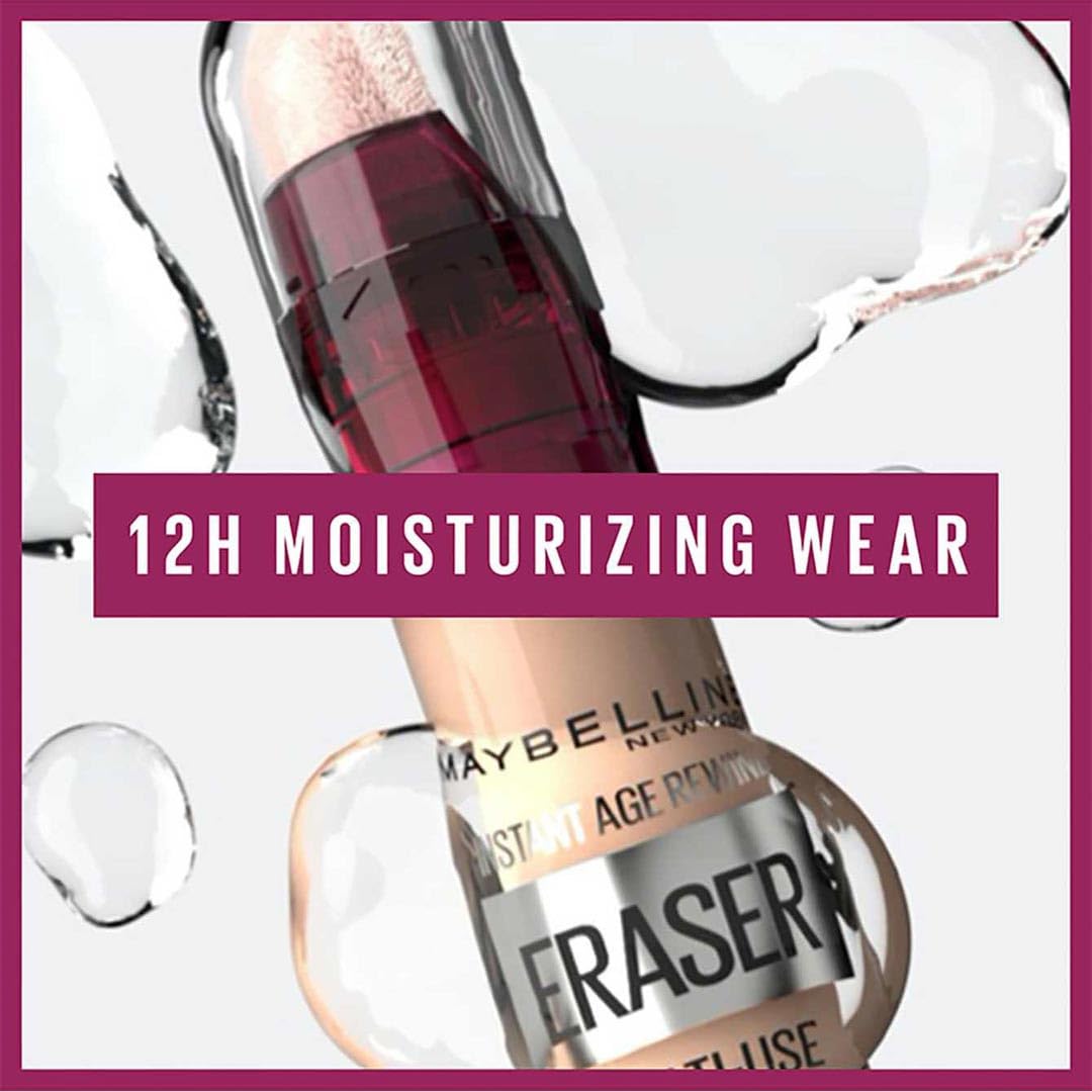 Maybelline New York - Instant Anti Age Eraser 07 concealers die zichtbaar wallen wegwerken - Lichtbruin - 6,8 ml - In één stap een wakkere blik met de Maybelline concealer