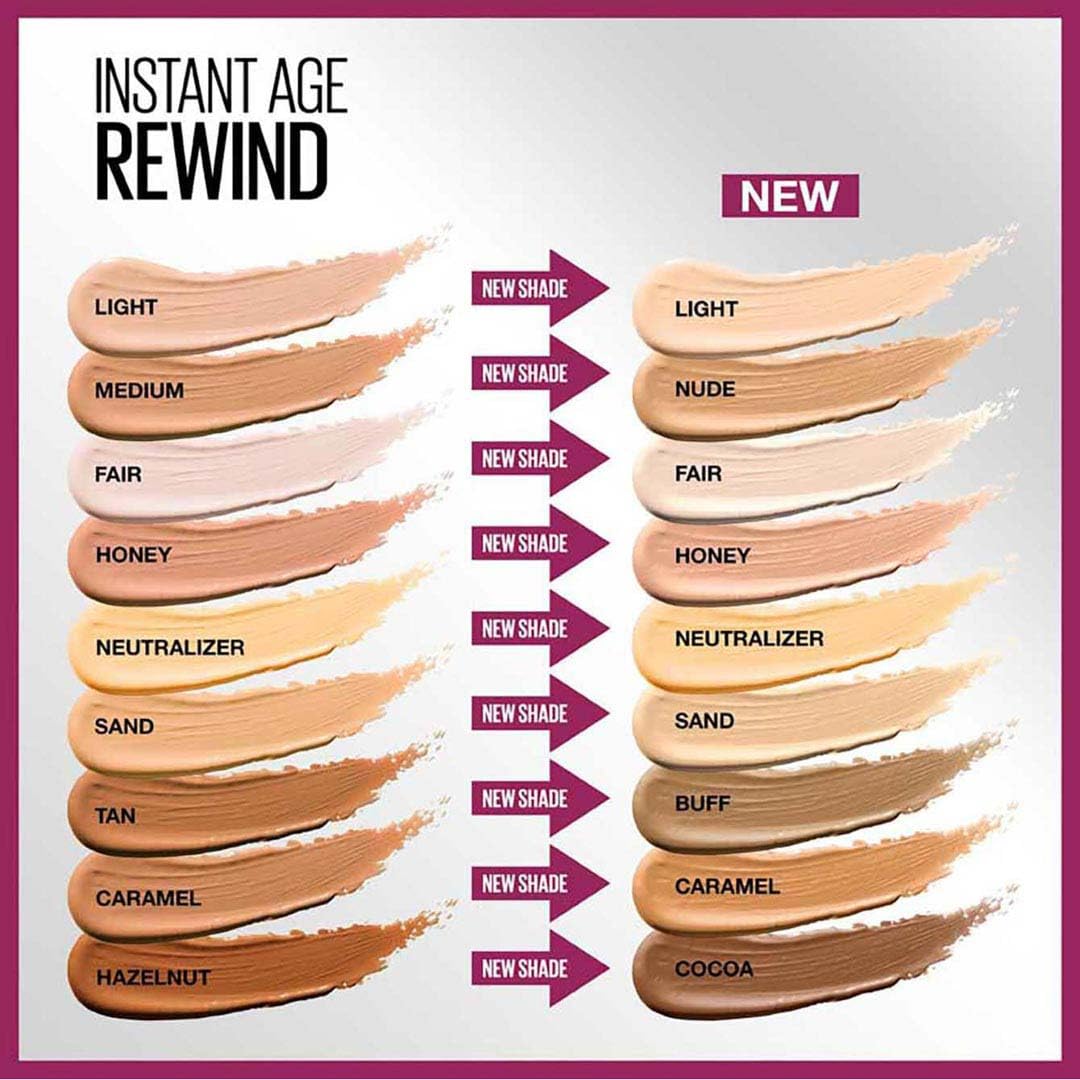 Maybelline New York - Instant Anti Age Eraser 07 concealers die zichtbaar wallen wegwerken - Lichtbruin - 6,8 ml - In één stap een wakkere blik met de Maybelline concealer