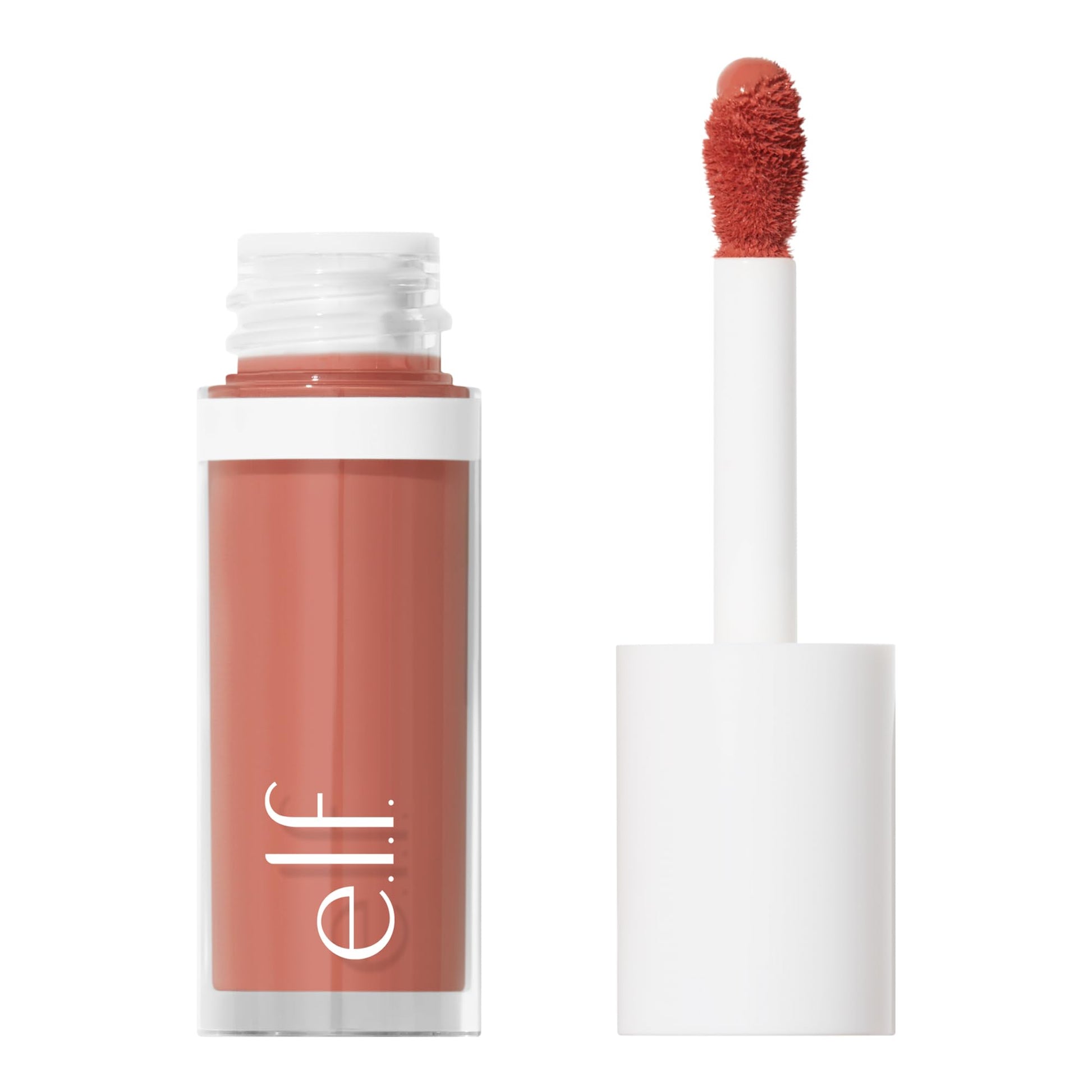 e.l.f. Camo Liquid Blush, langhoudende vloeibare rouge voor sterk gepigmenteerde kleur, zorgt voor een zachte, dooprise afwerking, veganistisch en dierproefvrij, Dusty Rosé