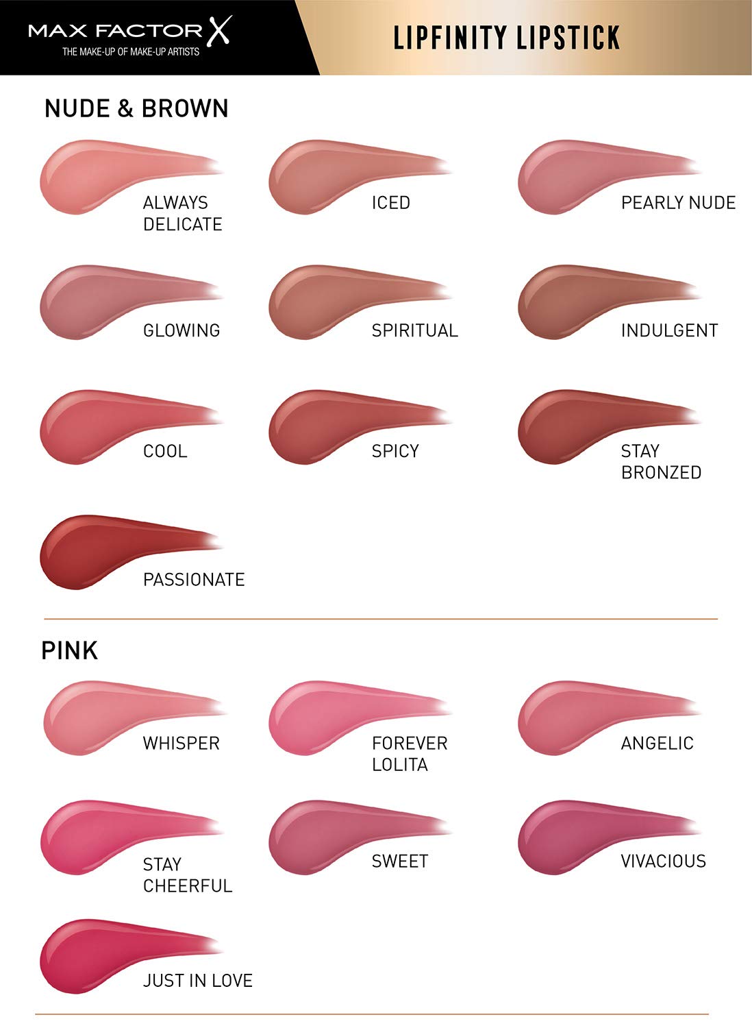 Max Factor Lipfinity Lip Colour 2-step Long Lasting lippenstift - 190 Indulgent