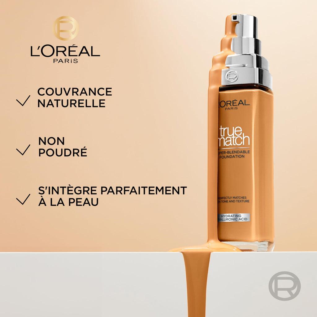 L’Oréal Paris True Match Foundation - 2.N - Natuurlijk Dekkende Foundation met Hyaluronzuur en SPF 16-30ml - Vegan