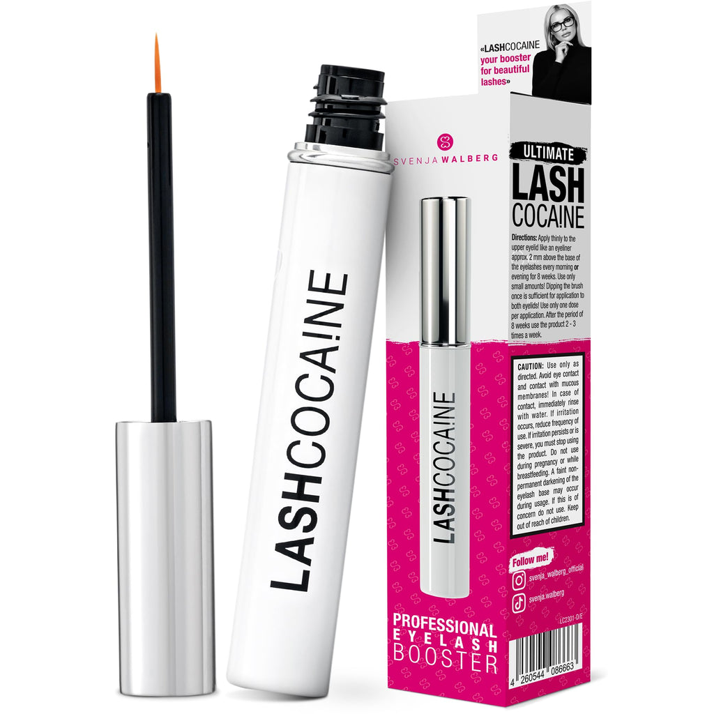 LASHCOCA!NE wimperserum voor snelle groei & lange wimpers | Made in Germany | testwinnaar voor wimperextensions | lange wimpers by Svenja Walberg | dermatest ZEER GOED