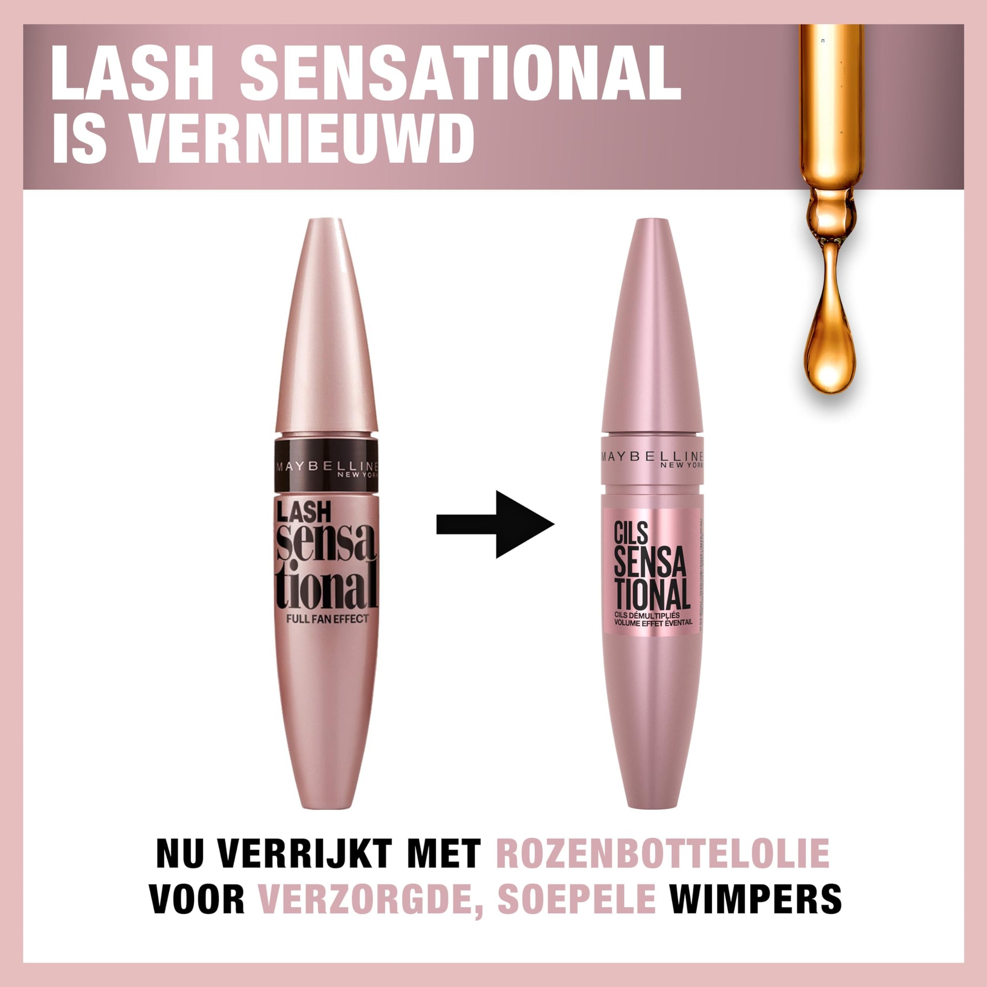 Maybelline New York - Lash Sensational Mascara - Very Black - Zwarte Volume Mascara - 9,5 ml