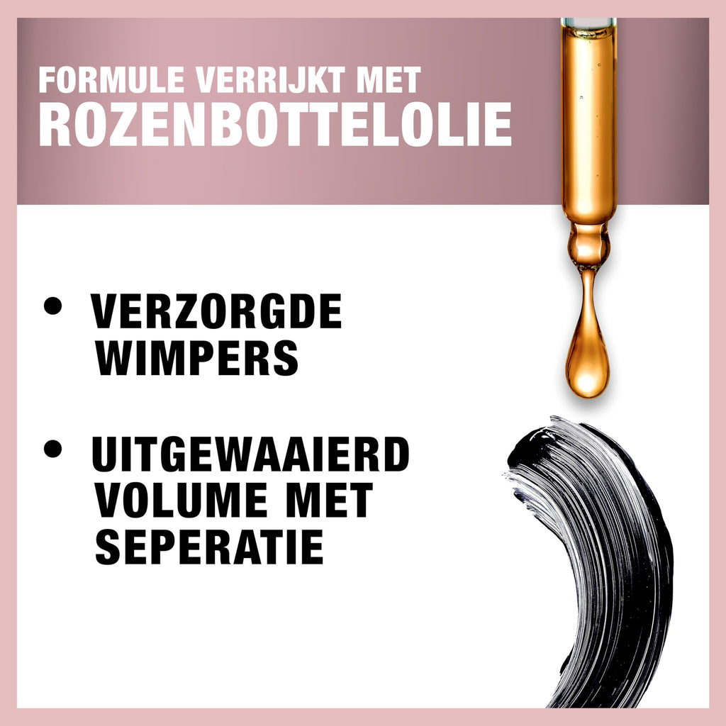 Maybelline New York - Lash Sensational Mascara - Very Black - Zwarte Volume Mascara - 9,5 ml