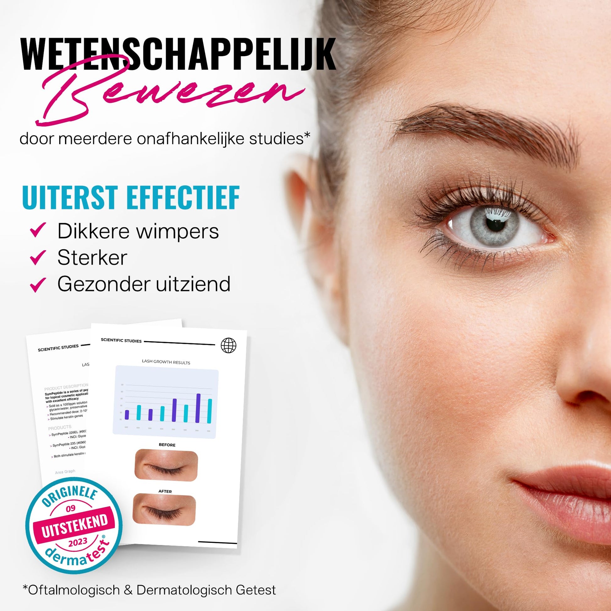LASHCOCA!NE wimperserum voor snelle groei & lange wimpers | Made in Germany | testwinnaar voor wimperextensions | lange wimpers by Svenja Walberg | dermatest ZEER GOED