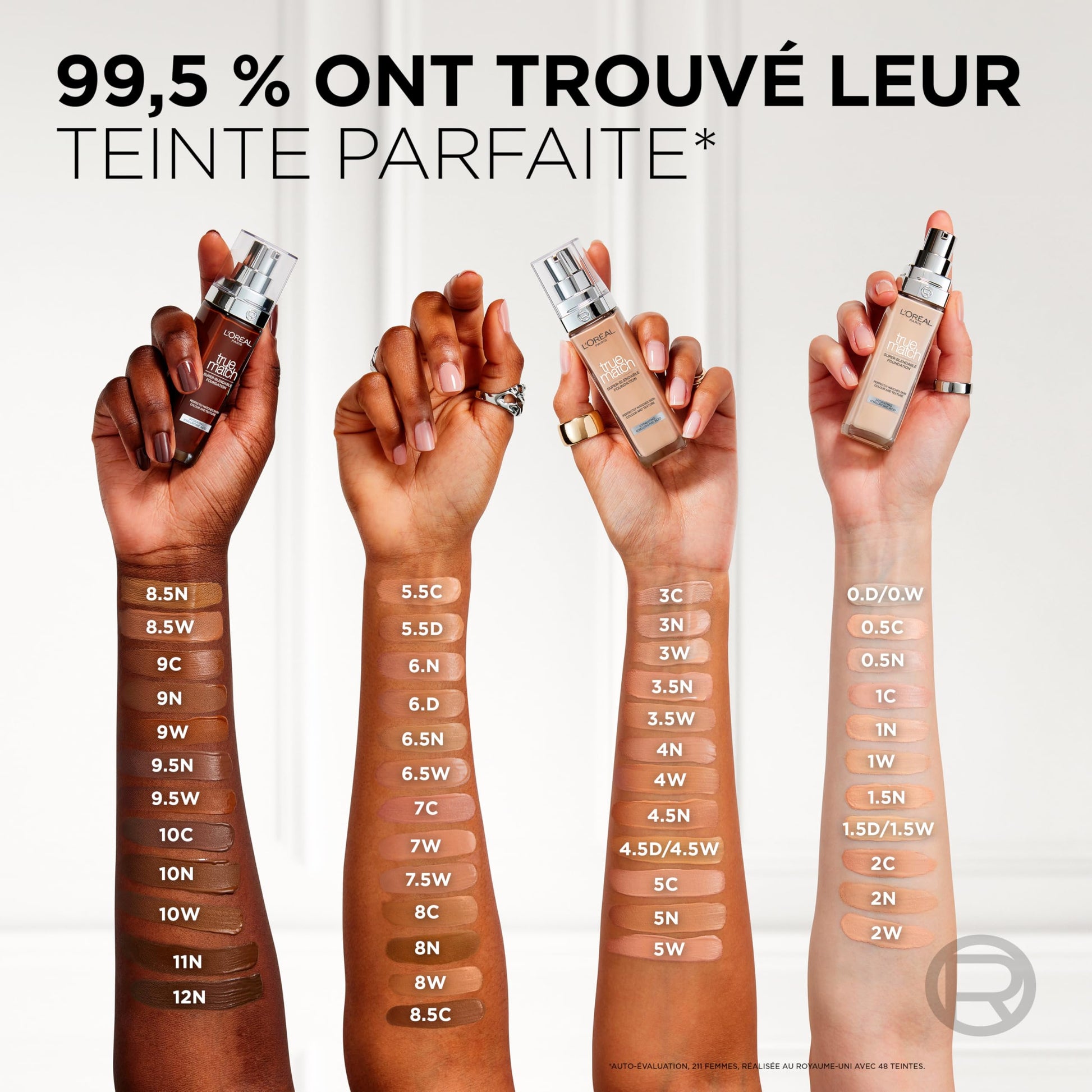 L’Oréal Paris True Match Foundation - 2.N - Natuurlijk Dekkende Foundation met Hyaluronzuur en SPF 16-30ml - Vegan