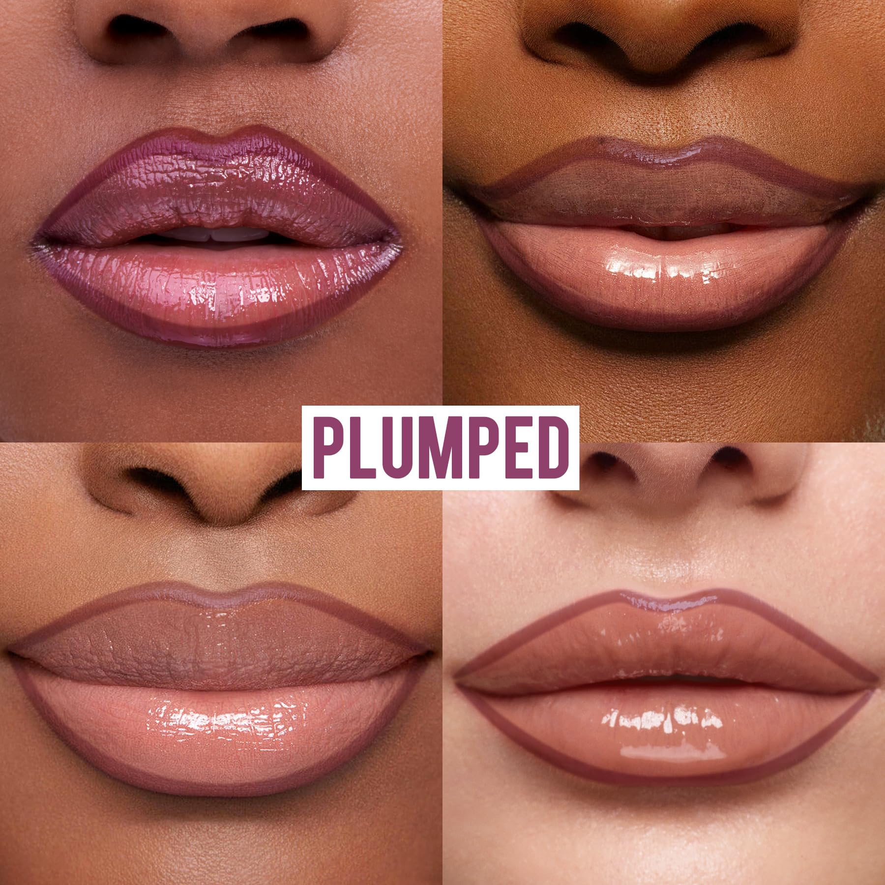 iMethod Lip Stain Lipliner, langhoudende lipliner voor het verwijderen van lipcontouren, langhoudende, watervaste liptint, natuurlijke lipvlek, plumped