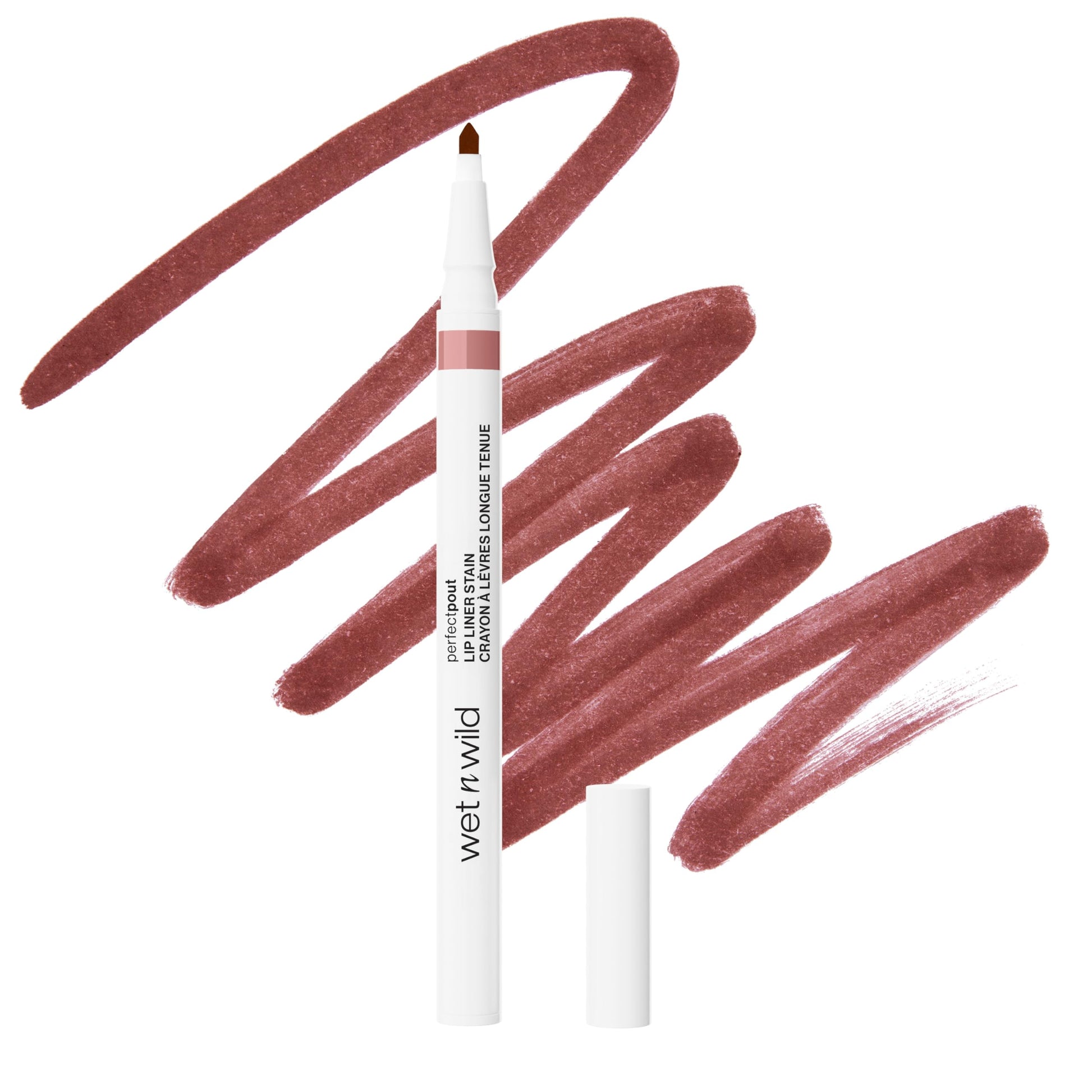 Wet n Wild Perfect Pout Lip Liner Stain, Vlekvrije Tint voor het Omlijnen van de Lippen, Spitse Punt voor Hoge Precisie en Platte Kant voor Gemakkelijk Inkleuren, Langhoudend, Nude Tights